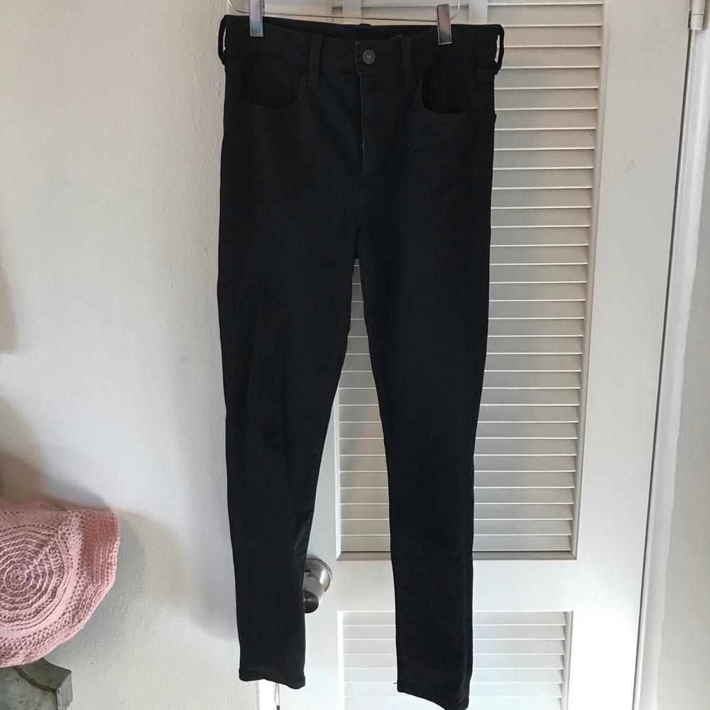black american eagle dream jeans